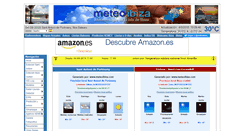 Desktop Screenshot of meteoibiza.es